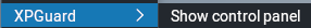X-Plane menu: Plugins → XPGuard → Show control panel